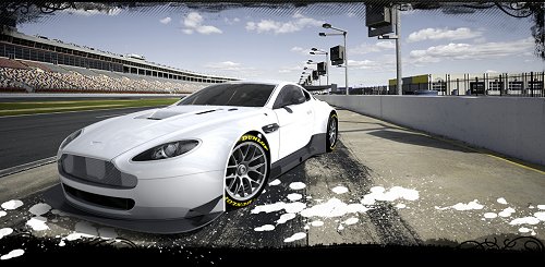 Ontwerp de livery van Aston Martin voor de 24u van Le Mans